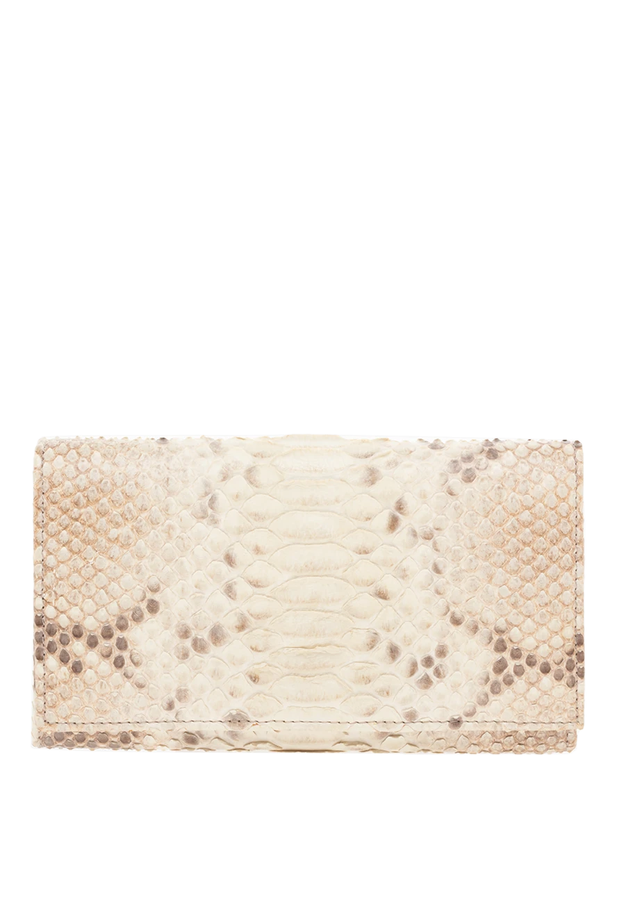 Cesare di Napoli woman beige leather wallet for women купить с ценами и фото 143098 - photo 1