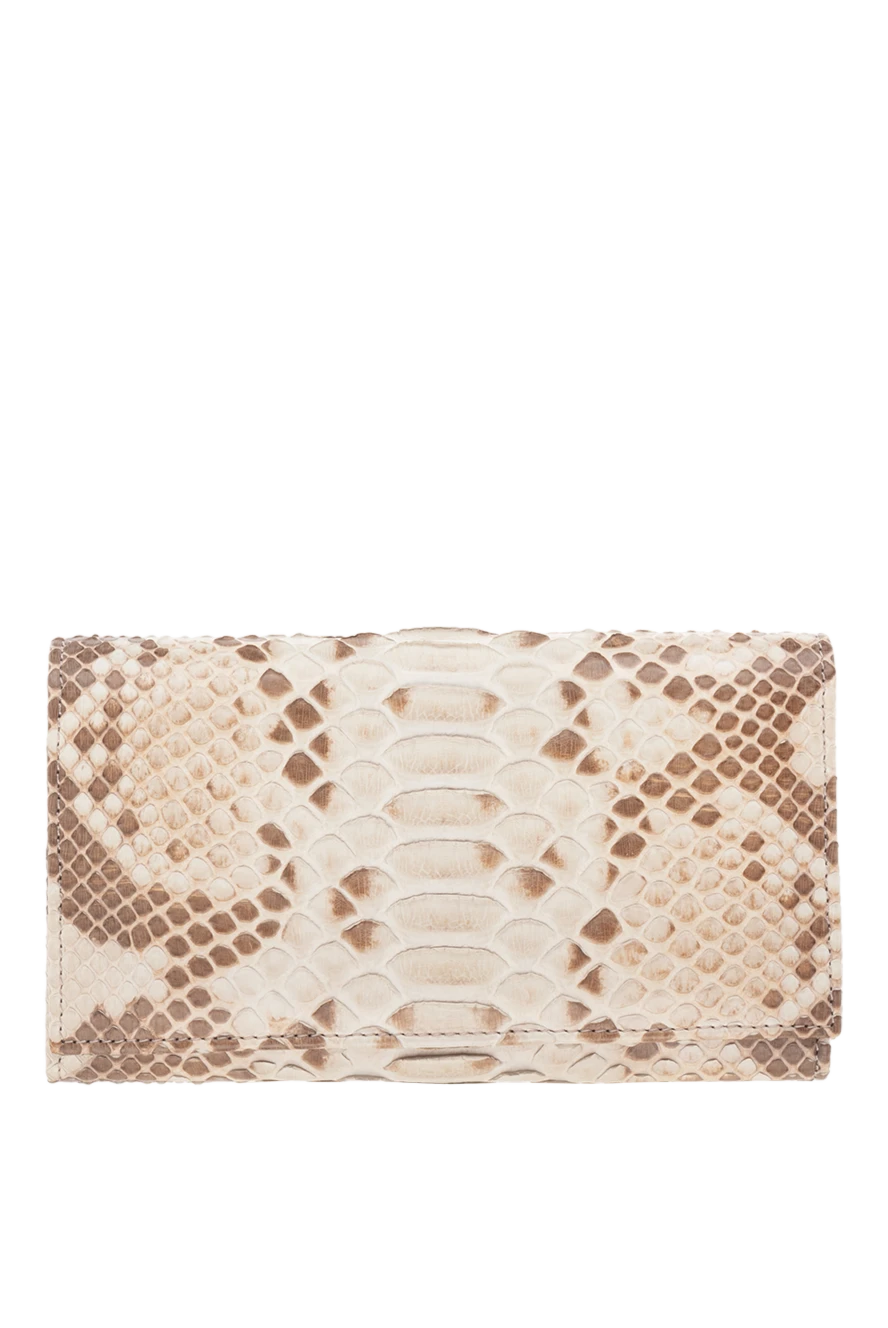 Cesare di Napoli woman beige leather wallet for women купить с ценами и фото 143099 - photo 1