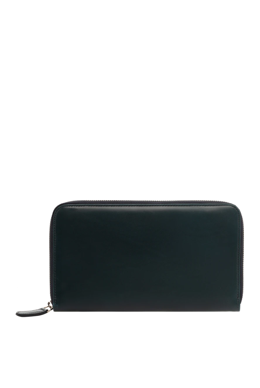 Cesare di Napoli man black men's clutch bag made of genuine leather купить с ценами и фото 143114 - photo 1