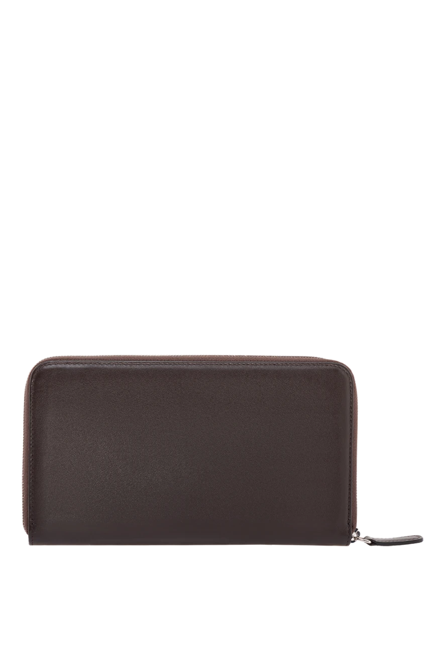 Cesare di Napoli man men's clutch bag made of genuine leather brown купить с ценами и фото 143115 - photo 1