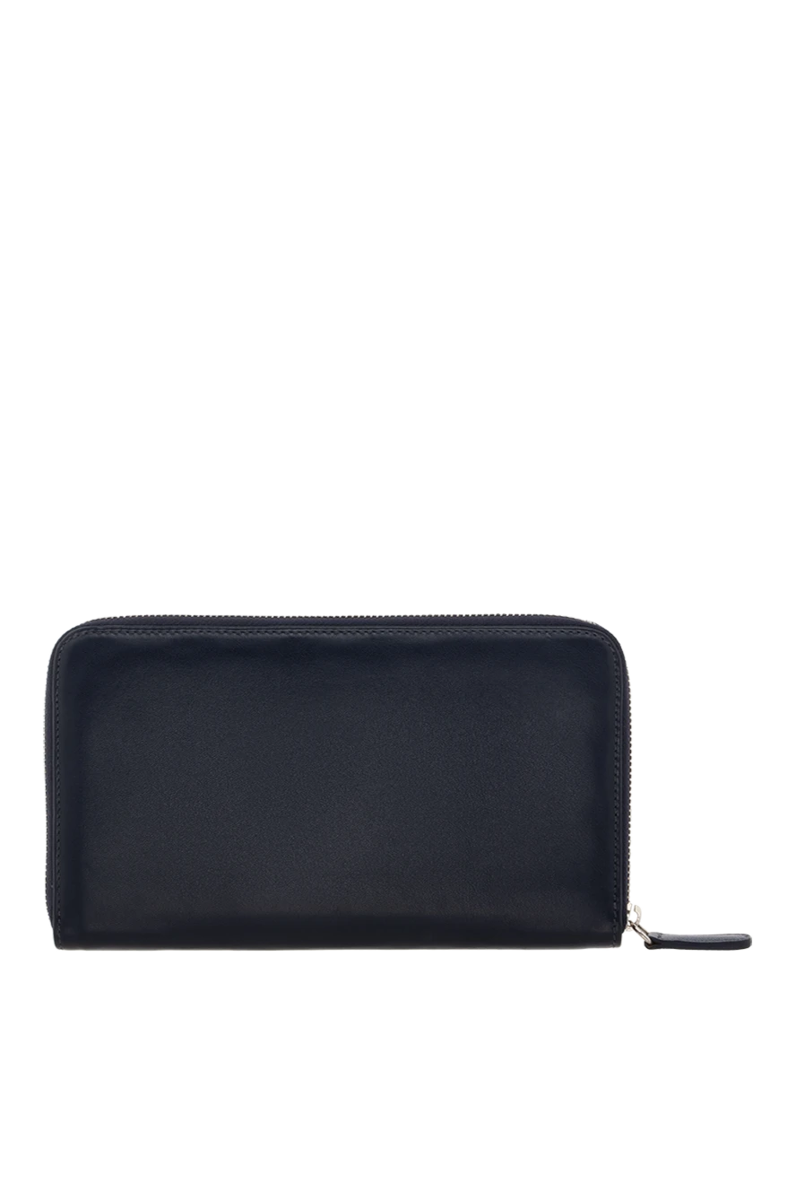 Cesare di Napoli man men's clutch bag made of genuine leather blue купить с ценами и фото 143116 - photo 1