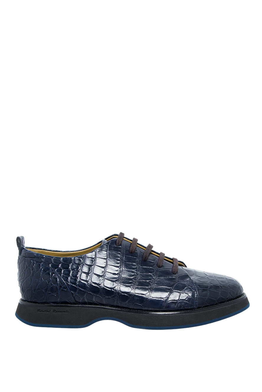 Tardini man blue alligator leather sneakers for men купить с ценами и фото 143139 - photo 1