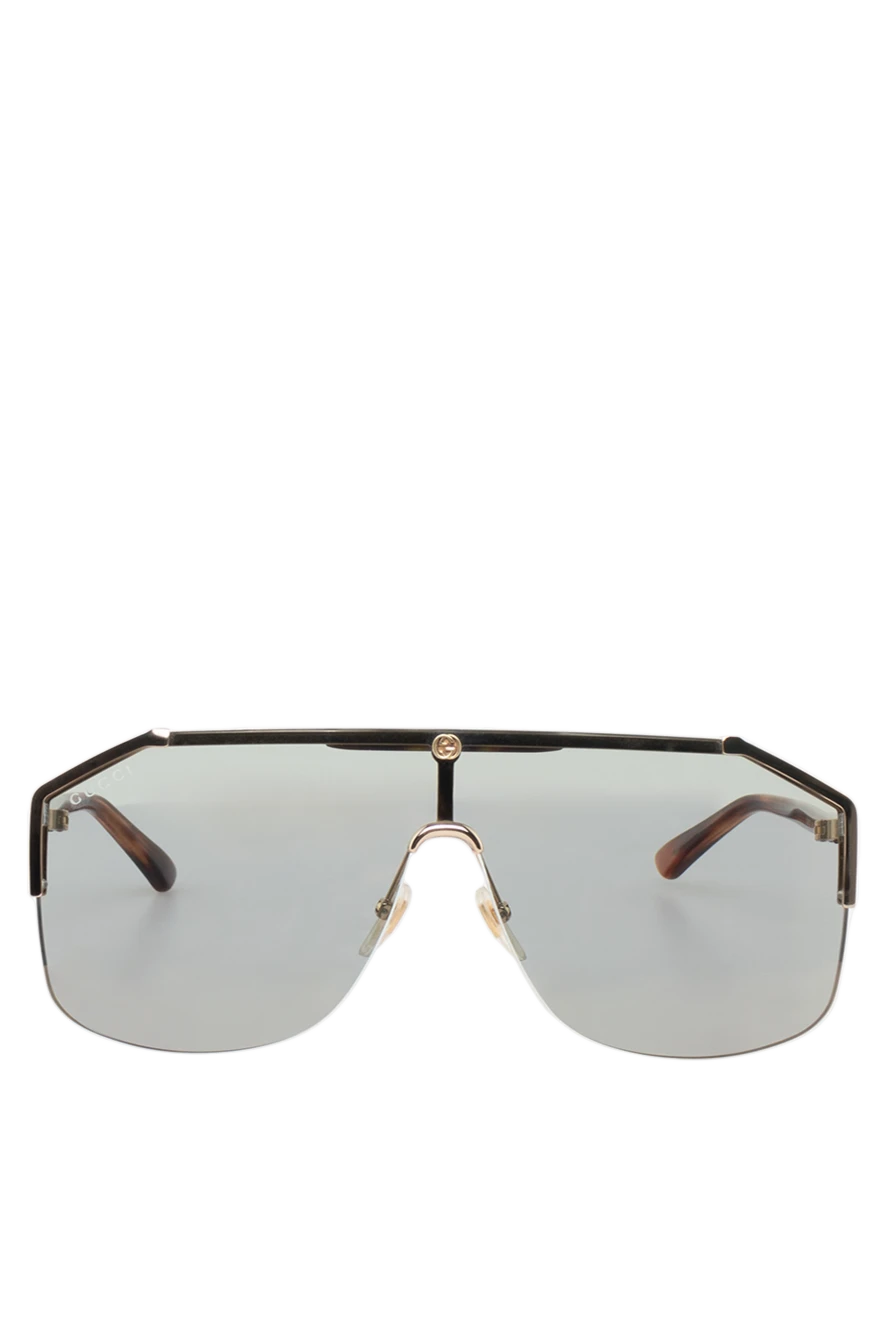 Gucci man sunglasses made of metal and plastic, gray for men купить с ценами и фото 143167 - photo 1