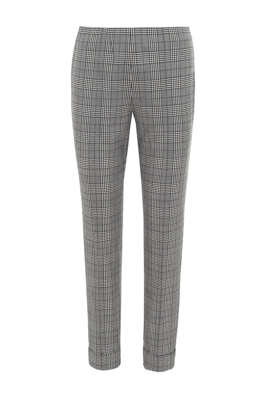 Ermanno Scervino woman gray trousers for women купить с ценами и фото 143327 - photo 1