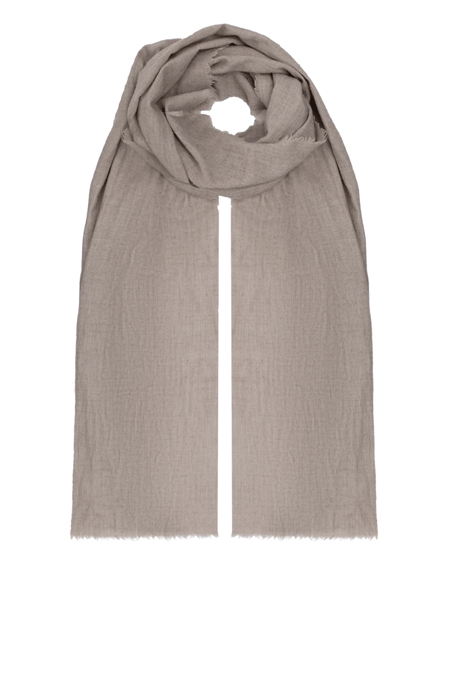 Corneliani man beige cashmere scarf for men купить с ценами и фото 143335 - photo 1