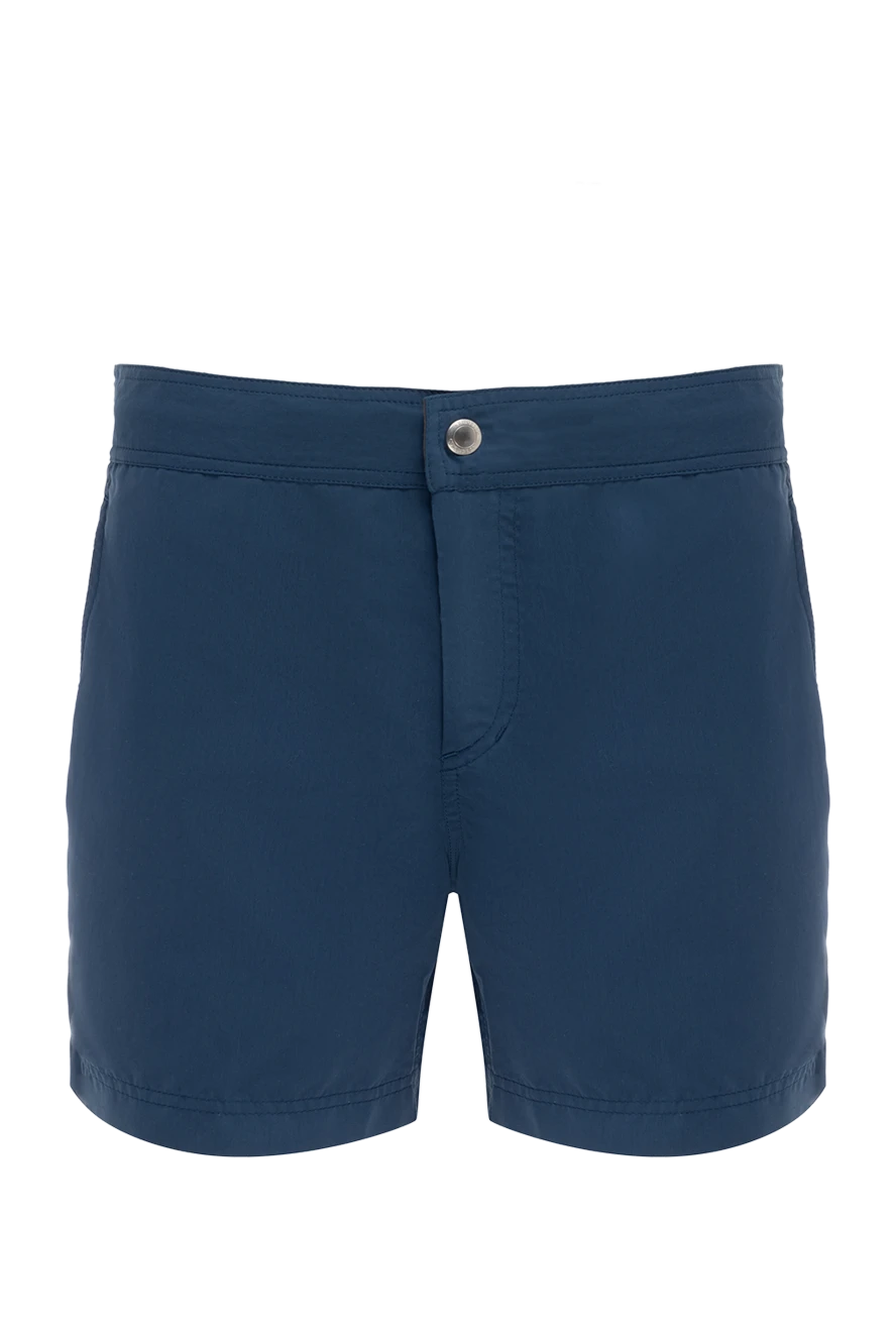 Brunello Cucinelli man blue polyester beach shorts for men купить с ценами и фото 143358 - photo 1