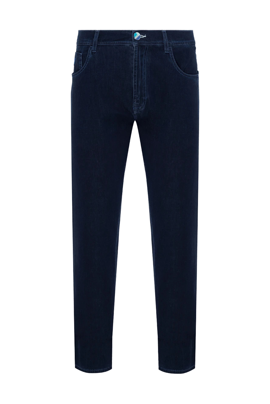 Scissor Scriptor man cotton and polyurethane jeans blue for men купить с ценами и фото 143565 - photo 1