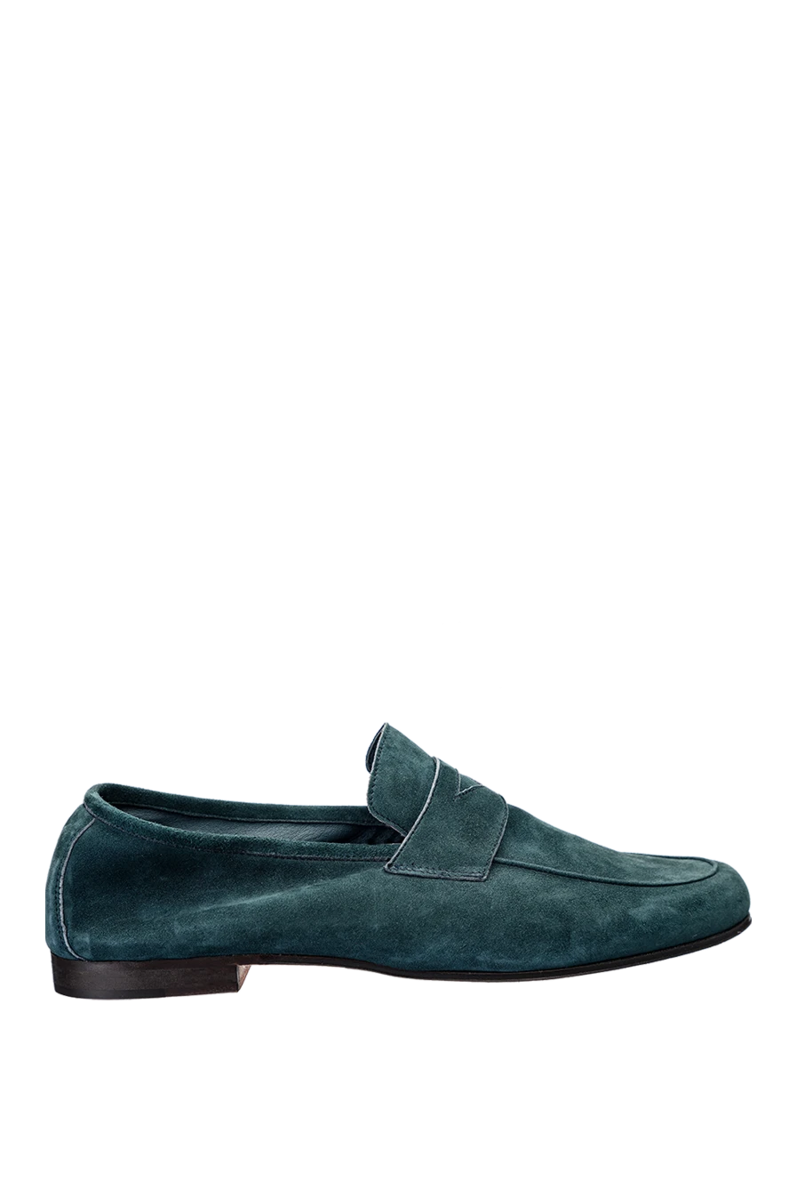 Andrea Ventura man green suede loafers for men купить с ценами и фото 143567 - photo 1