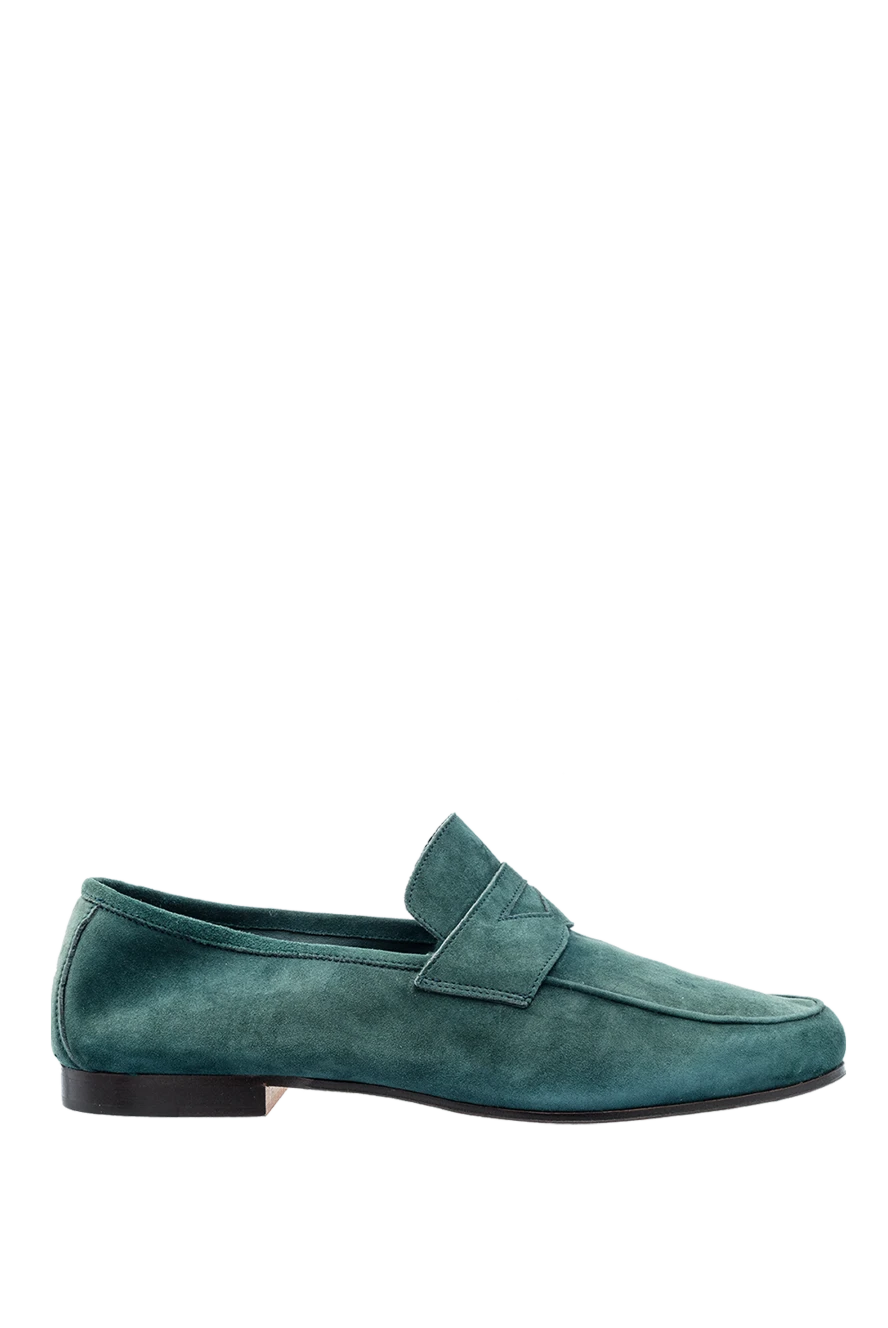 Andrea Ventura man green suede loafers for men купить с ценами и фото 143577 - photo 1