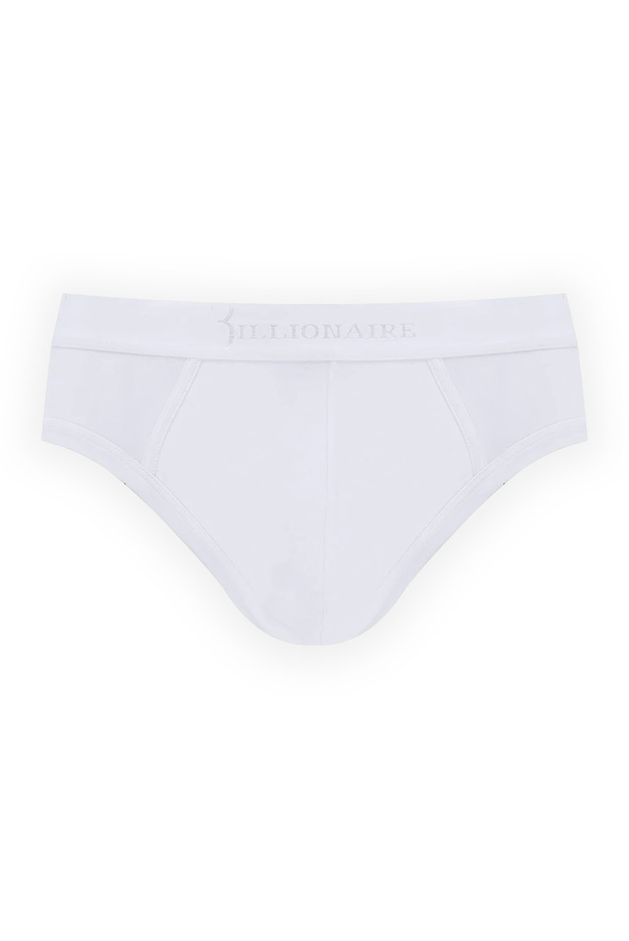 Billionaire man white cotton briefs for men купить с ценами и фото 143650 - photo 1