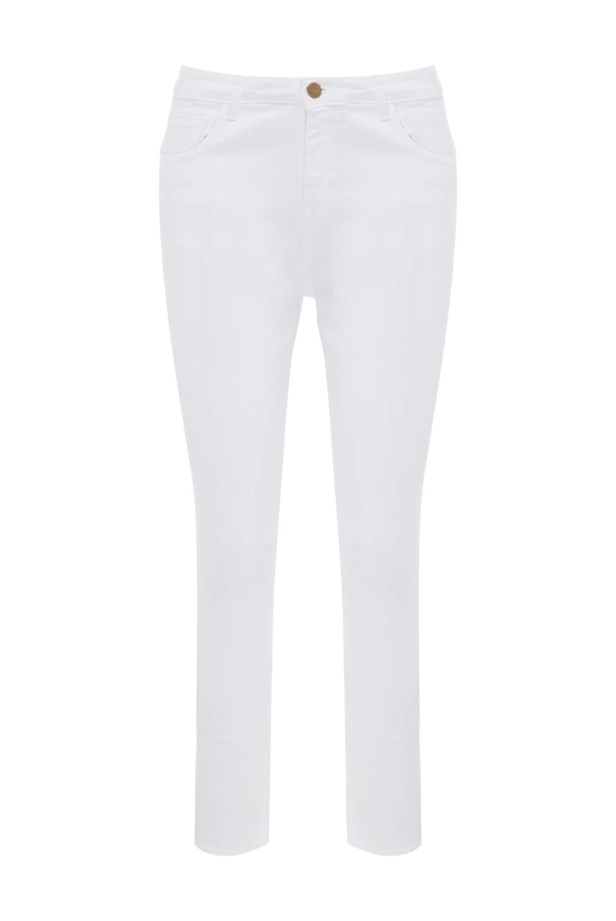 Max&Moi woman white cotton jeans for women купить с ценами и фото 143935 - photo 1