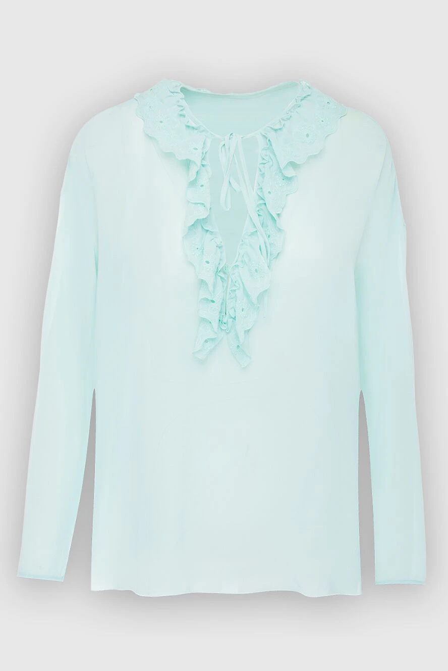 Giamba woman blue polyester blouse for women купить с ценами и фото 143996 - photo 1