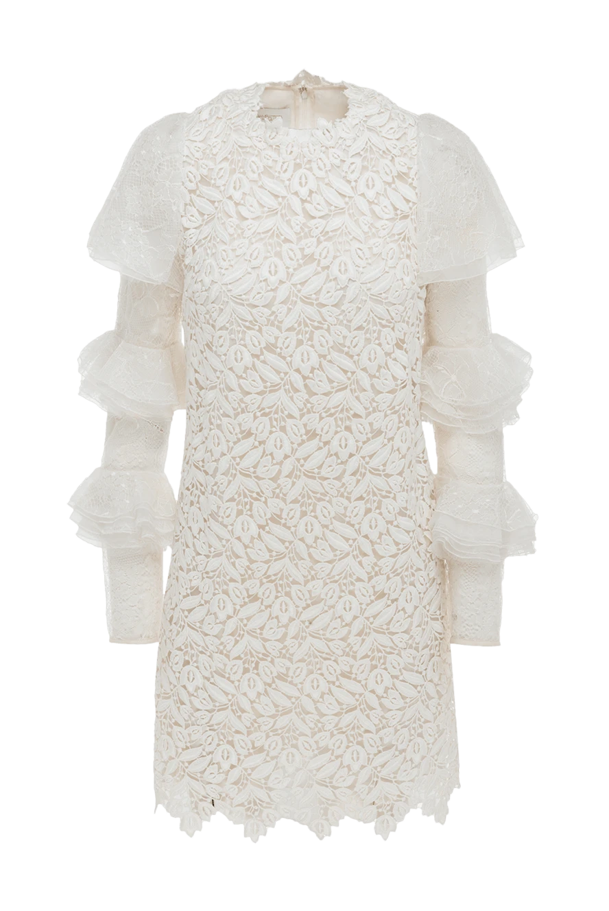 Giambattista Valli woman white cotton and polyester dress for women купить с ценами и фото 144013 - photo 1