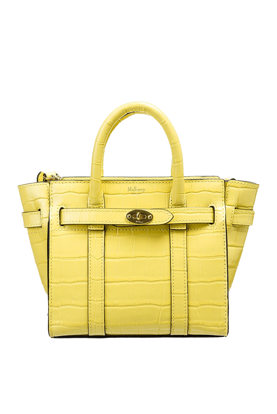 Mulberry woman yellow leather bag for women купить с ценами и фото 144058 - photo 1