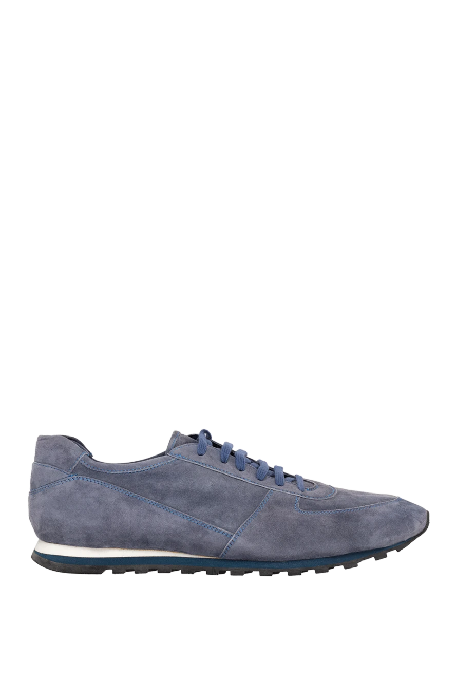 Andrea Ventura man blue suede sneakers for men купить с ценами и фото 144101 - photo 1