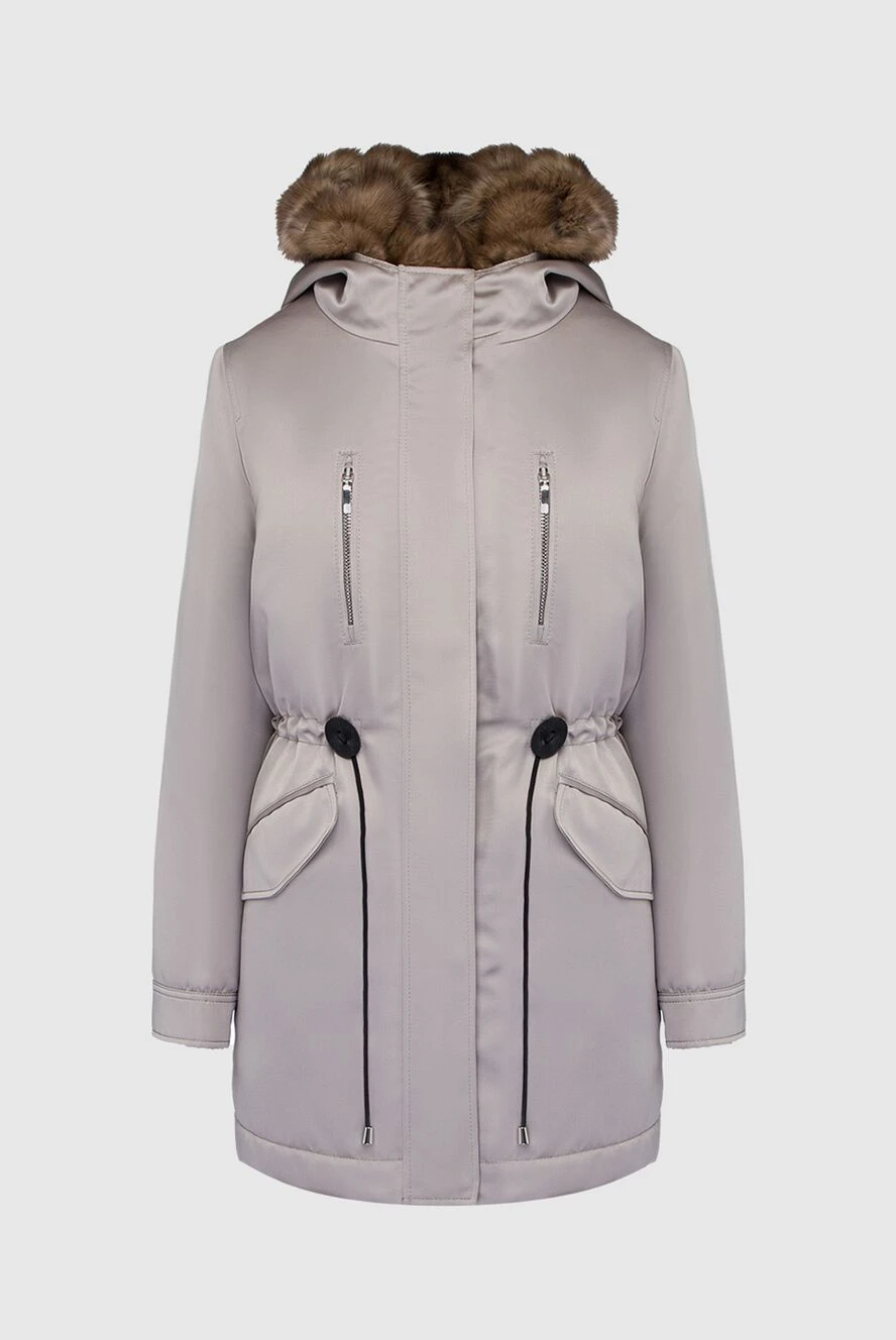 Fabio Gavazzi woman women's gray parka купить с ценами и фото 144102 - photo 1