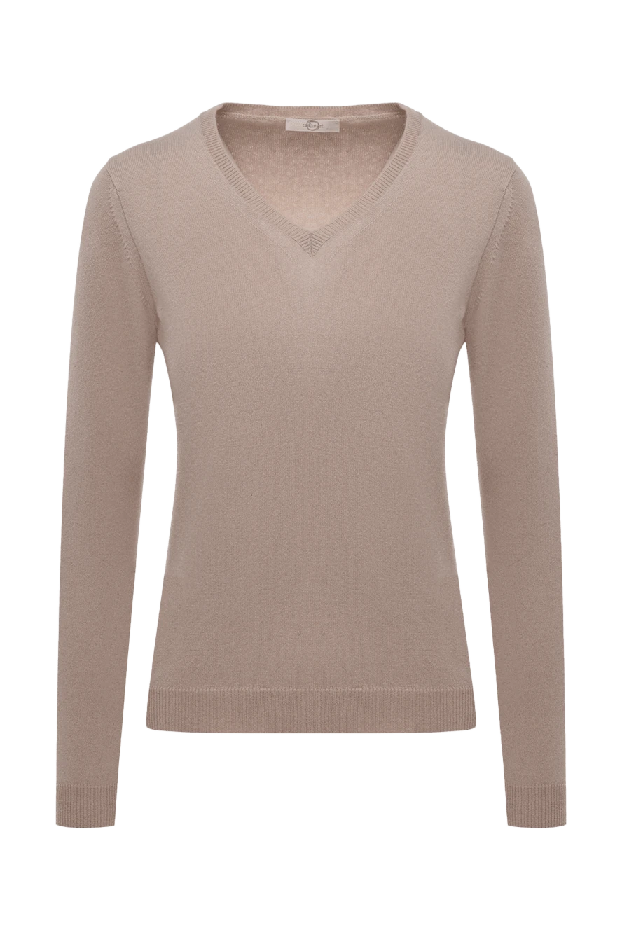 Casheart woman beige cashmere jumper for women купить с ценами и фото 144123 - photo 1