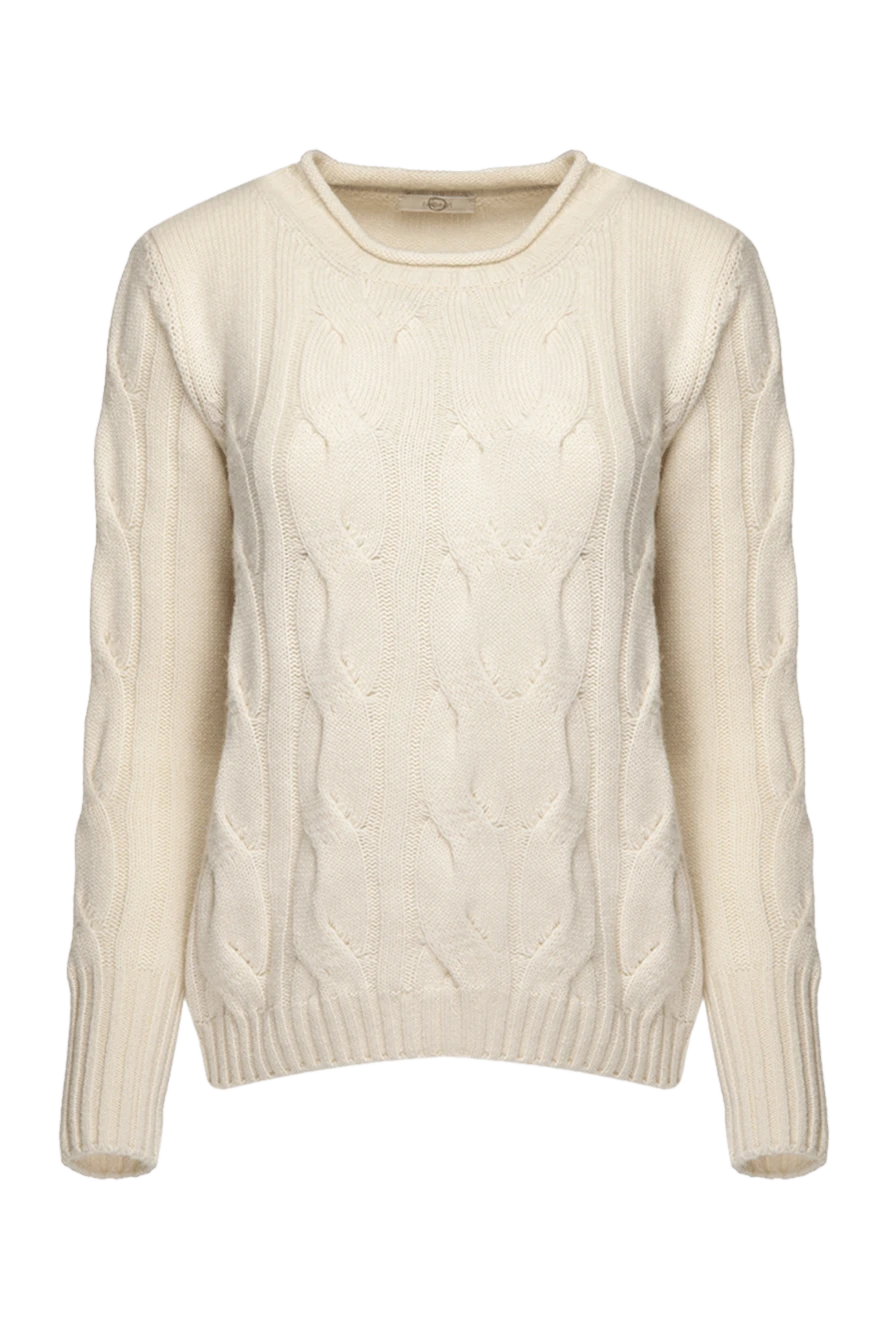 Casheart woman white cashmere jumper for women купить с ценами и фото 144135 - photo 1