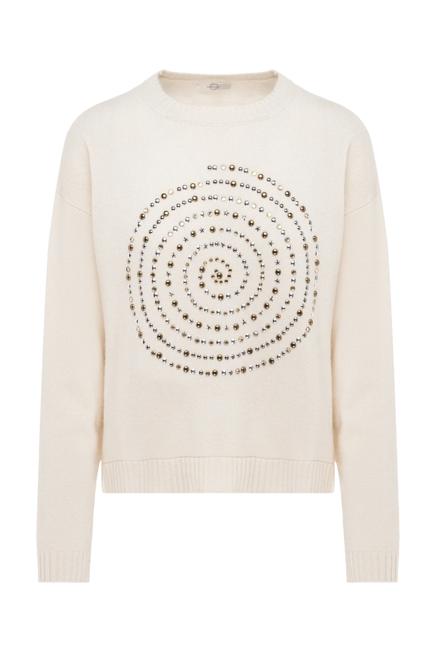 Casheart woman white cashmere jumper for women купить с ценами и фото 144139 - photo 1