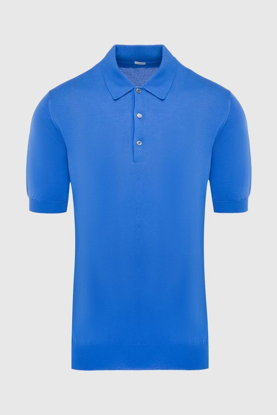 Malo man blue cotton polo for men купить с ценами и фото 144182 - photo 1