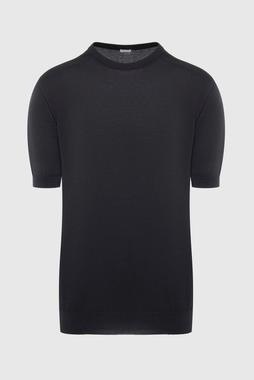 Malo man cotton short sleeve jumper black for men купить с ценами и фото 144200 - photo 1