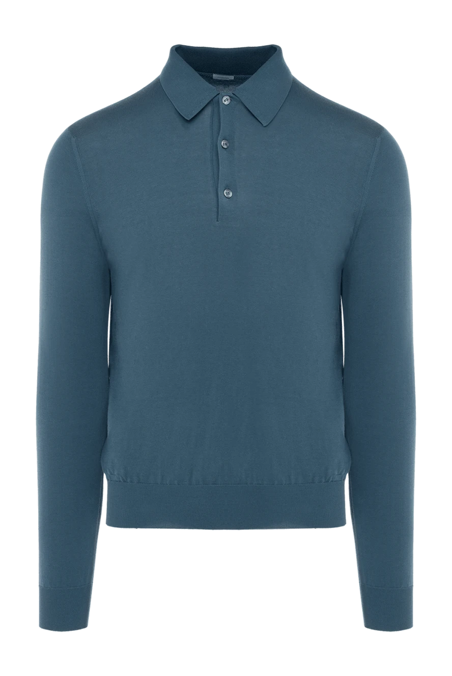 Malo man cotton long sleeve polo green for men купить с ценами и фото 144205 - photo 1