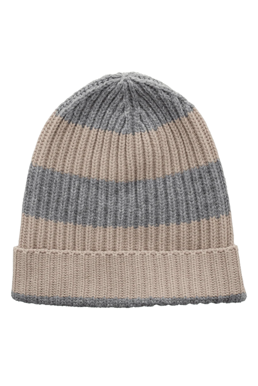 Malo man beige cashmere hat for men купить с ценами и фото 144216 - photo 1