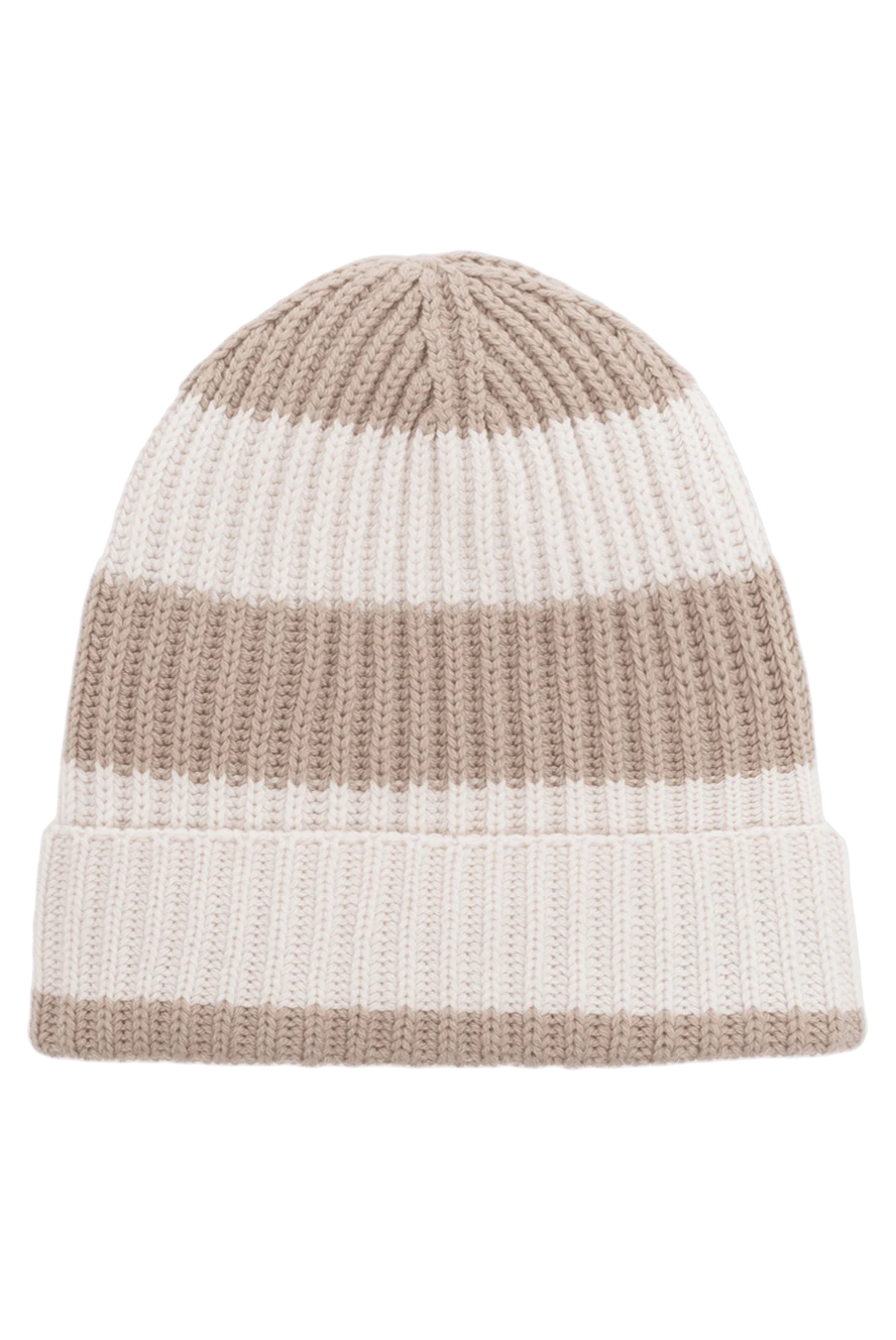 Malo man beige cashmere hat for men купить с ценами и фото 144217 - photo 1