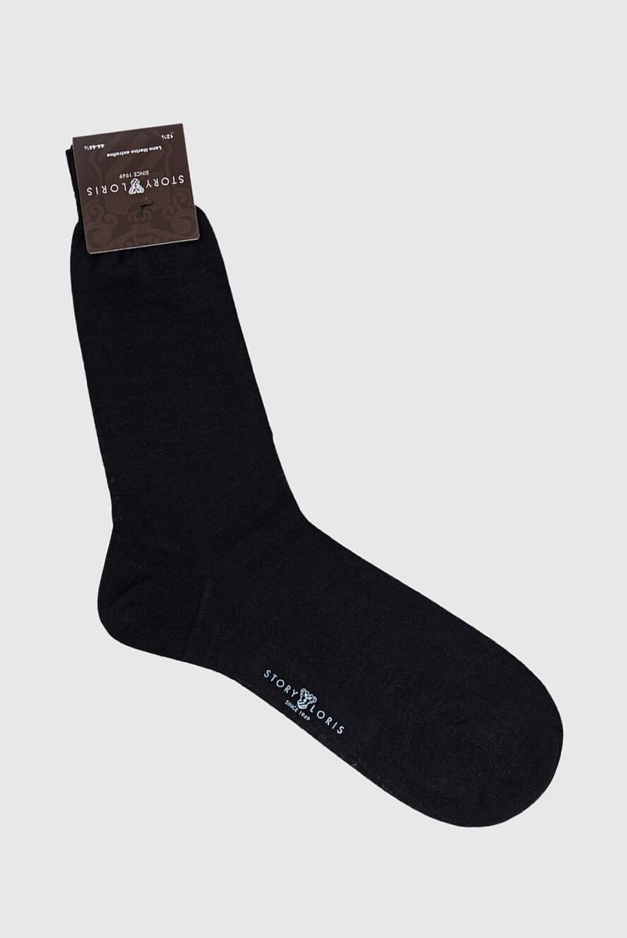 Story Loris man men's black wool and polyamide socks купить с ценами и фото 144262 - photo 1