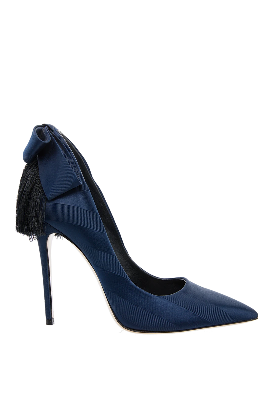 Aleksander Siradekian woman blue cotton and silk shoes for women купить с ценами и фото 144360 - photo 1