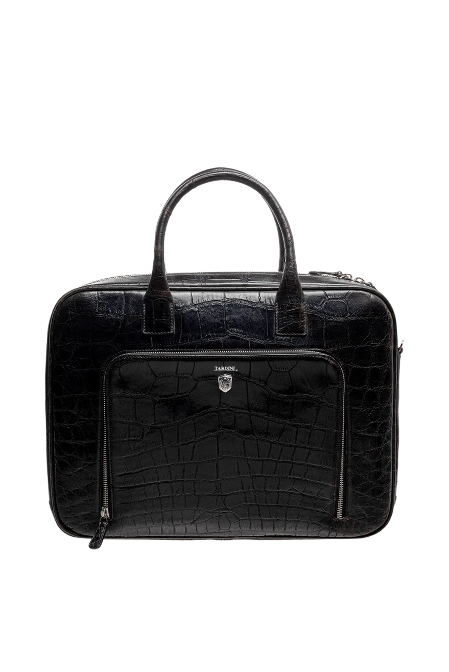 Tardini man black leather briefcase for men купить с ценами и фото 144387 - photo 1