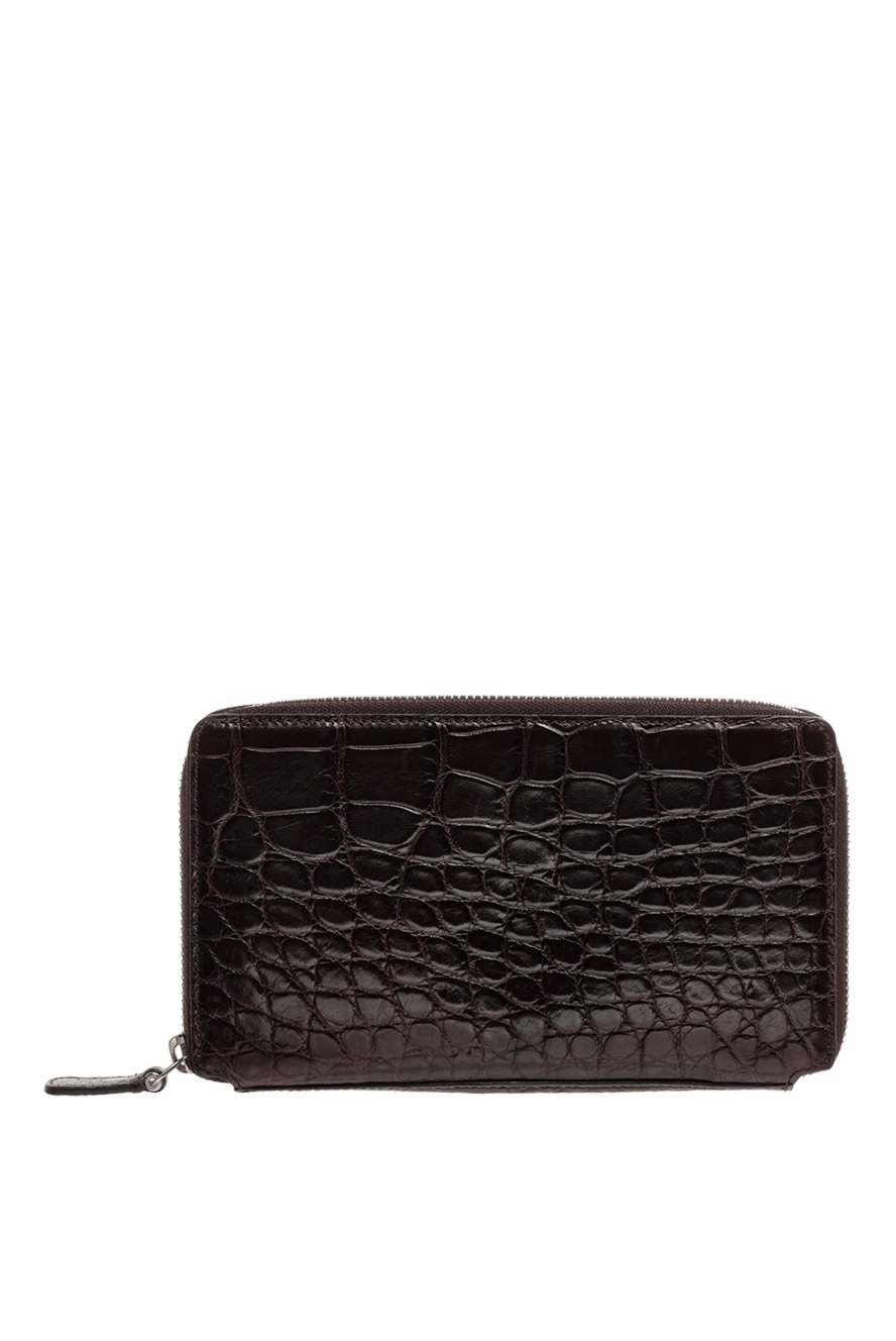 Tardini man men's brown alligator leather clutch купить с ценами и фото 144395 - photo 1