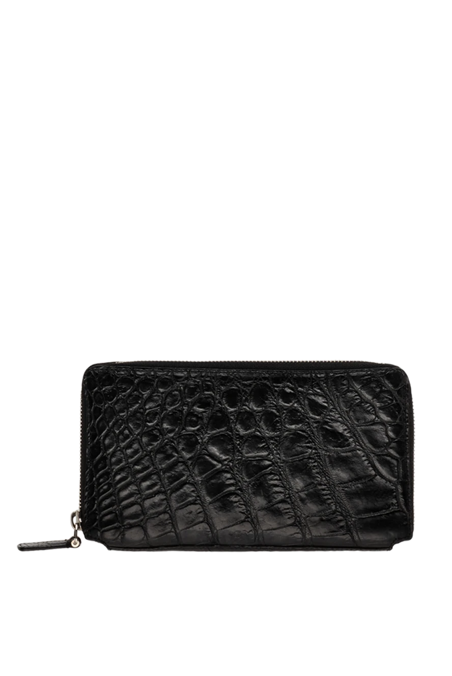 Tardini man men's black alligator leather clutch купить с ценами и фото 144397 - photo 1