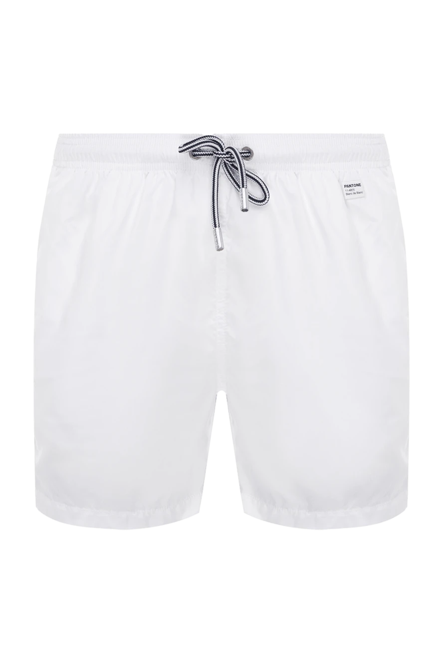 MC2 Saint Barth man white polyester beach shorts for men купить с ценами и фото 144417 - photo 1