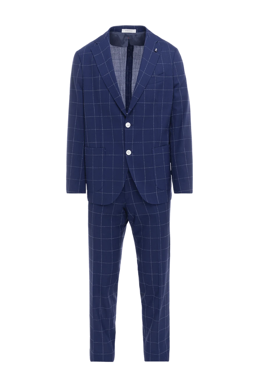 Sartoria Latorre man men's suit made of wool, blue купить с ценами и фото 144518 - photo 1