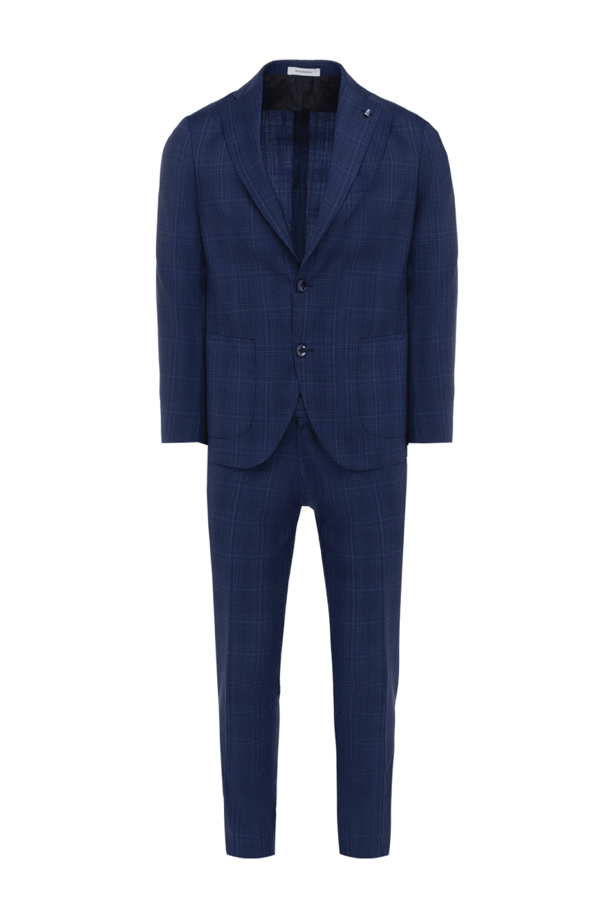 Sartoria Latorre man men's suit made of wool, blue купить с ценами и фото 144519 - photo 1