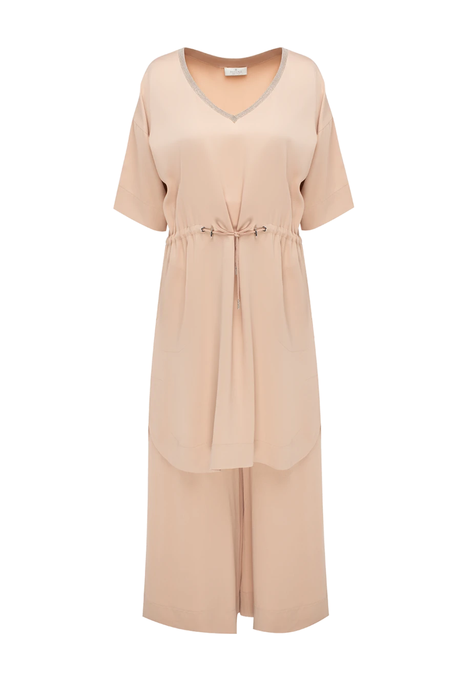 Panicale woman beige women's walking suit made of acrylic and viscose купить с ценами и фото 144597 - photo 1