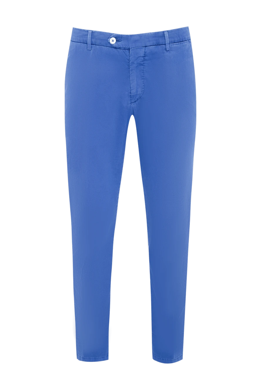 Cesare di Napoli man men's blue trousers купить с ценами и фото 144718 - photo 1