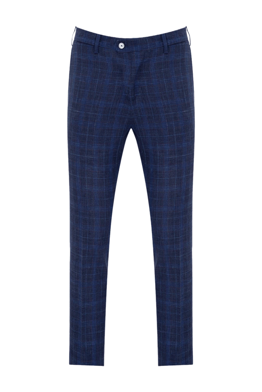 Cesare di Napoli man men's blue trousers купить с ценами и фото 144720 - photo 1