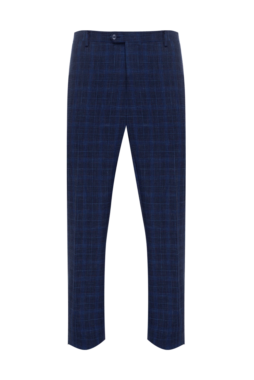 Cesare di Napoli man men's blue trousers купить с ценами и фото 144721 - photo 1