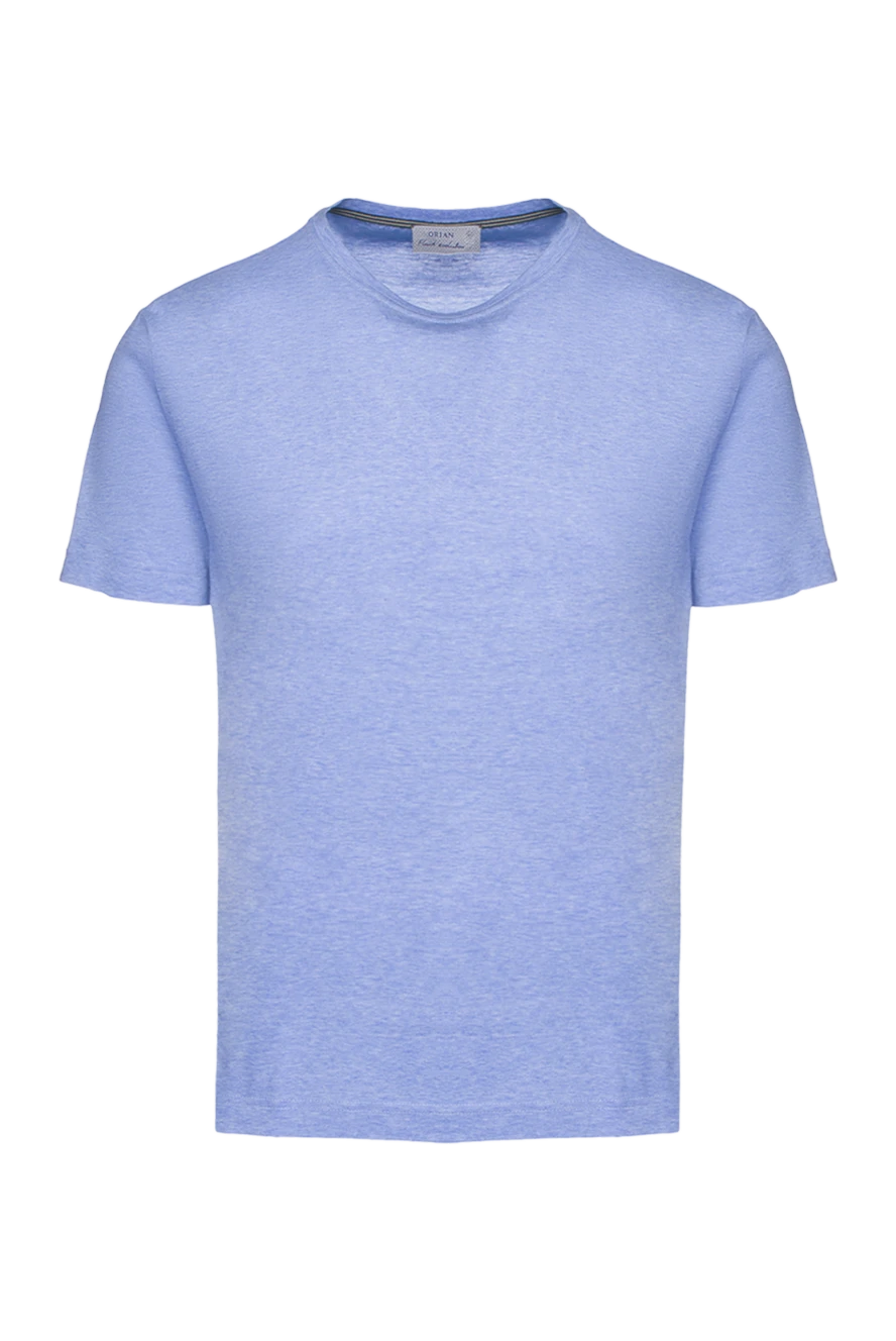 Orian man blue cotton t-shirt for men купить с ценами и фото 144755 - photo 1