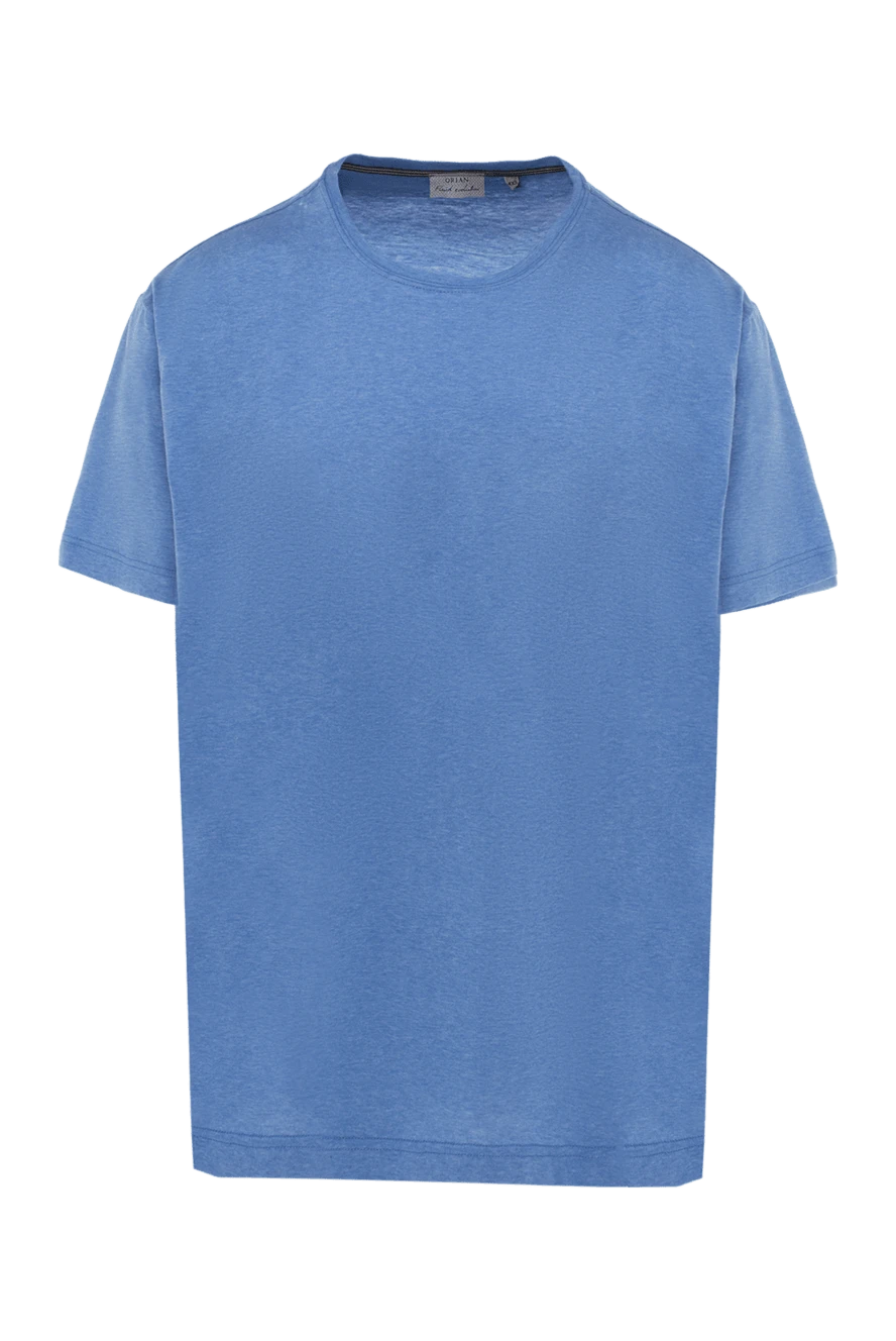 Orian man cotton t-shirt blue for men купить с ценами и фото 144756 - photo 1