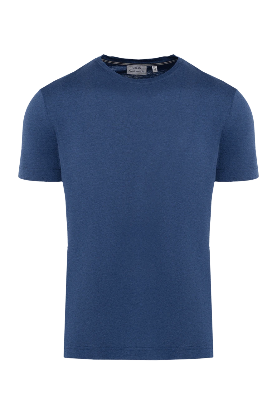 Orian man cotton t-shirt blue for men купить с ценами и фото 144757 - photo 1