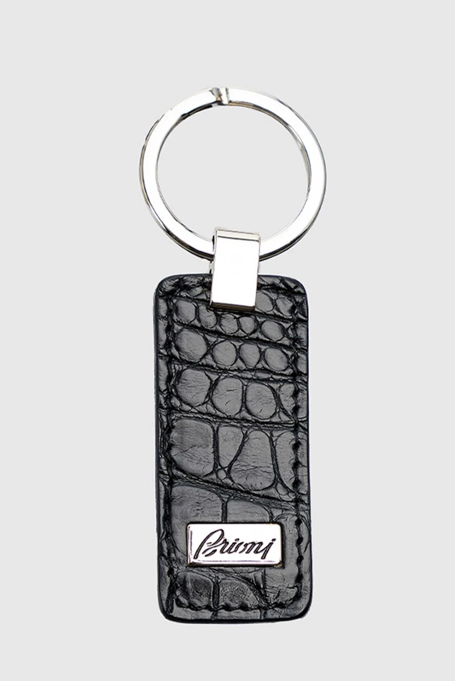 Brioni man black alligator keychain for men купить с ценами и фото 144860 - photo 1