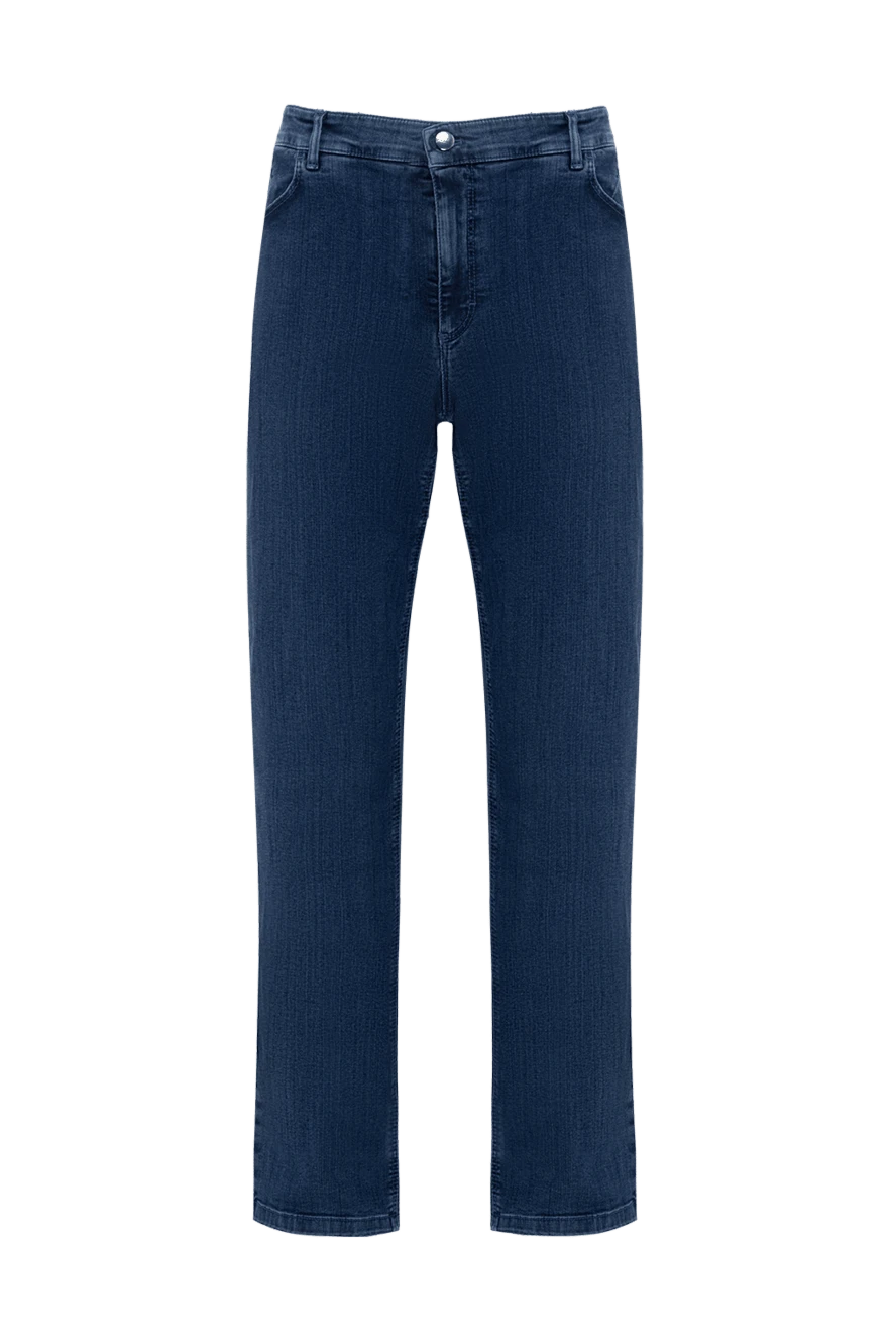 Zilli man blue cotton jeans for men купить с ценами и фото 144993 - photo 1