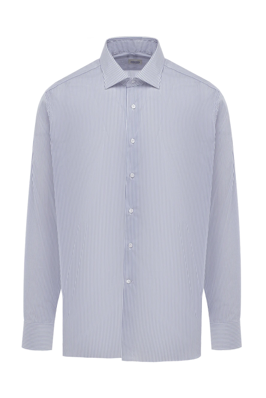 Alessandro Gherardi man men's blue shirt купить с ценами и фото 145039 - photo 1