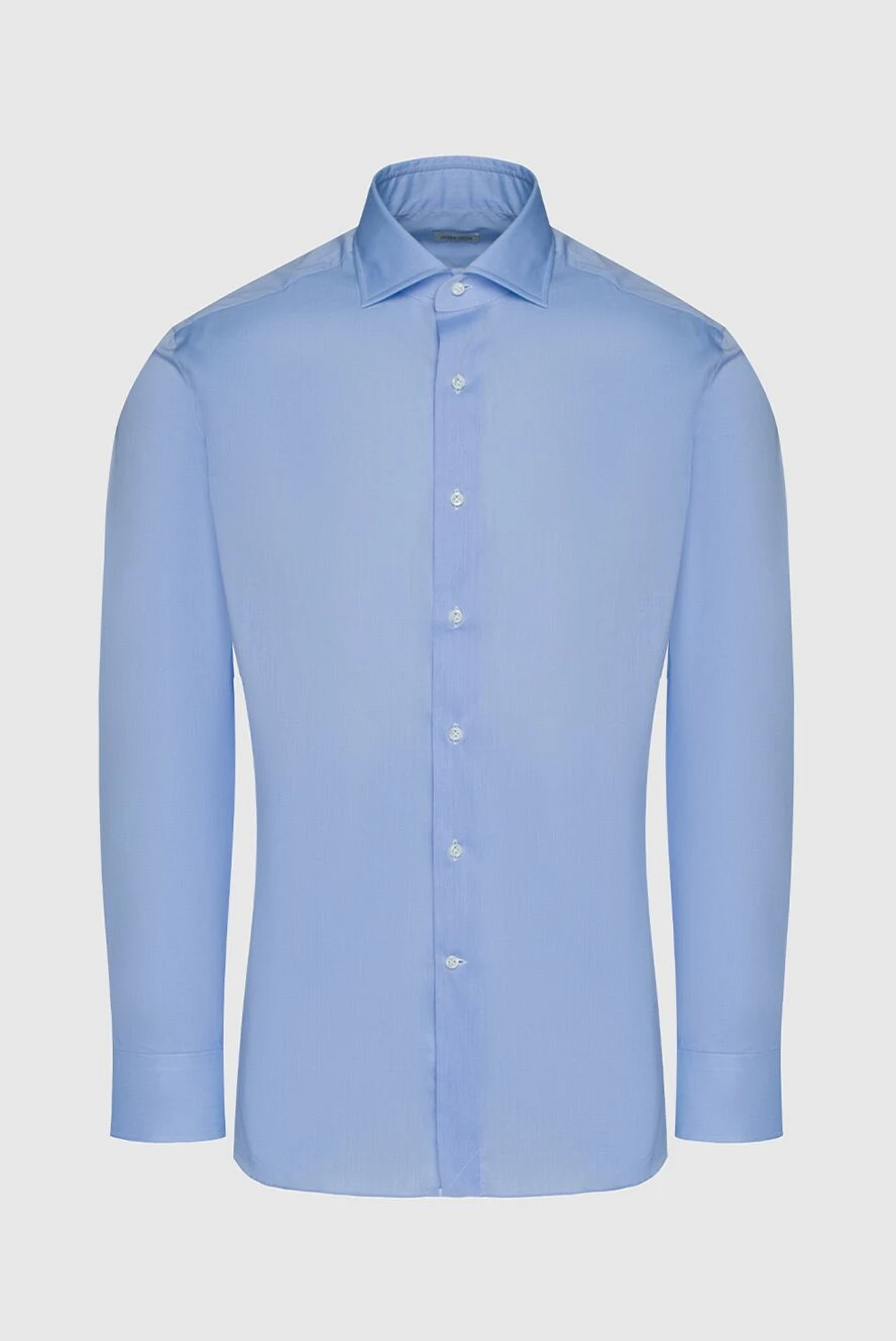 Alessandro Gherardi man men's blue shirt купить с ценами и фото 145043 - photo 1