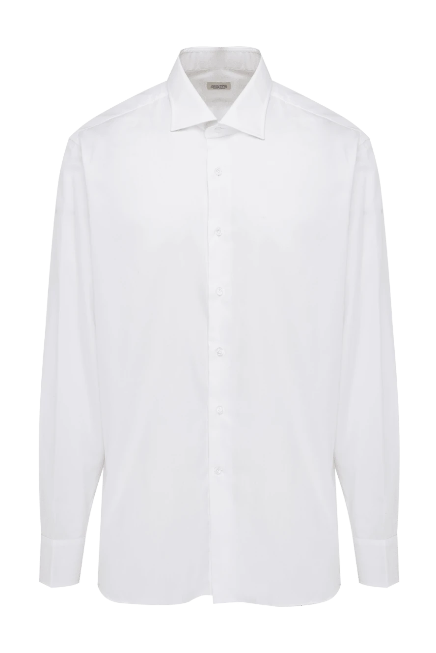 Alessandro Gherardi man white cotton shirt for men купить с ценами и фото 145054 - photo 1