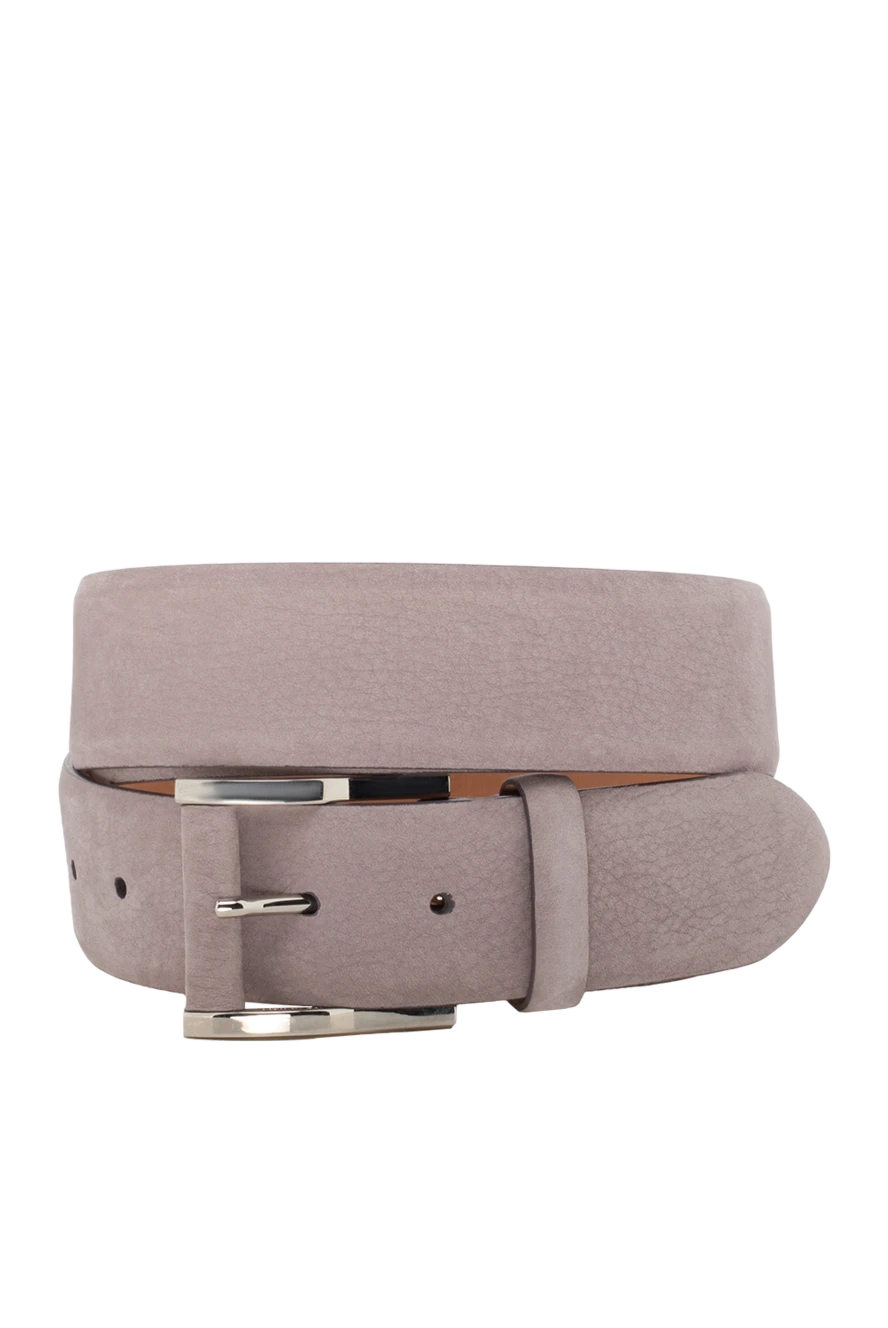 Cesare di Napoli man beige leather belt for men купить с ценами и фото 145146 - photo 1