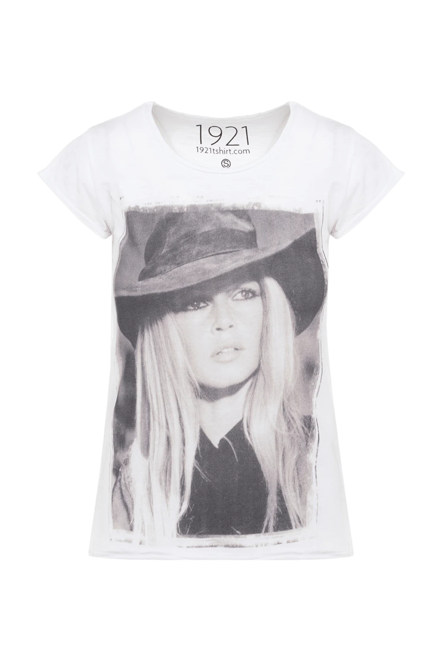 1921 T-Shirt woman white cotton t-shirt for women купить с ценами и фото 145234 - photo 1